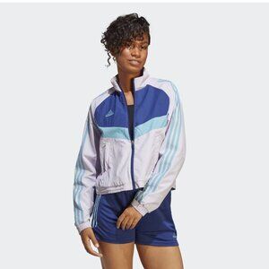 adidas Women’s Tiro Woven Jacket | Silver Dawn/XL **NWT / Never Worn**